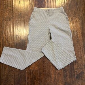 Max Studio Beige and Black Checkered Pants